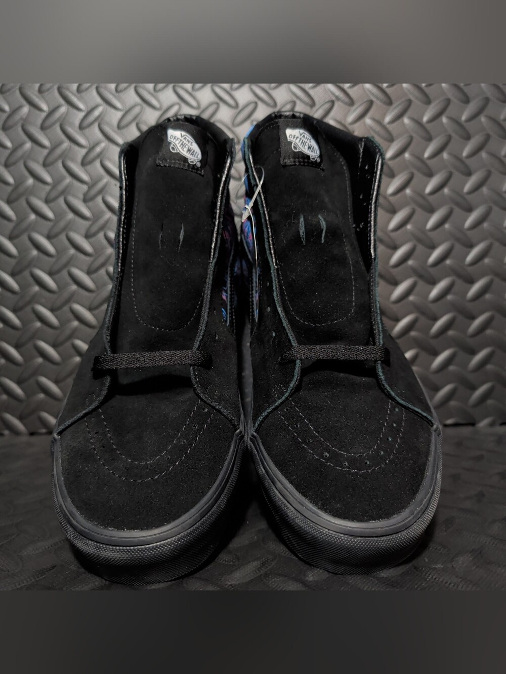 Vans Sk8-Hi Halloween Shoes in Spooky Blue/Pink Size 12 - Picture 6 of 9